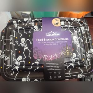 Spooky Skeletons Party Halloween Meal Prep Storage Containers 20pk by CWC